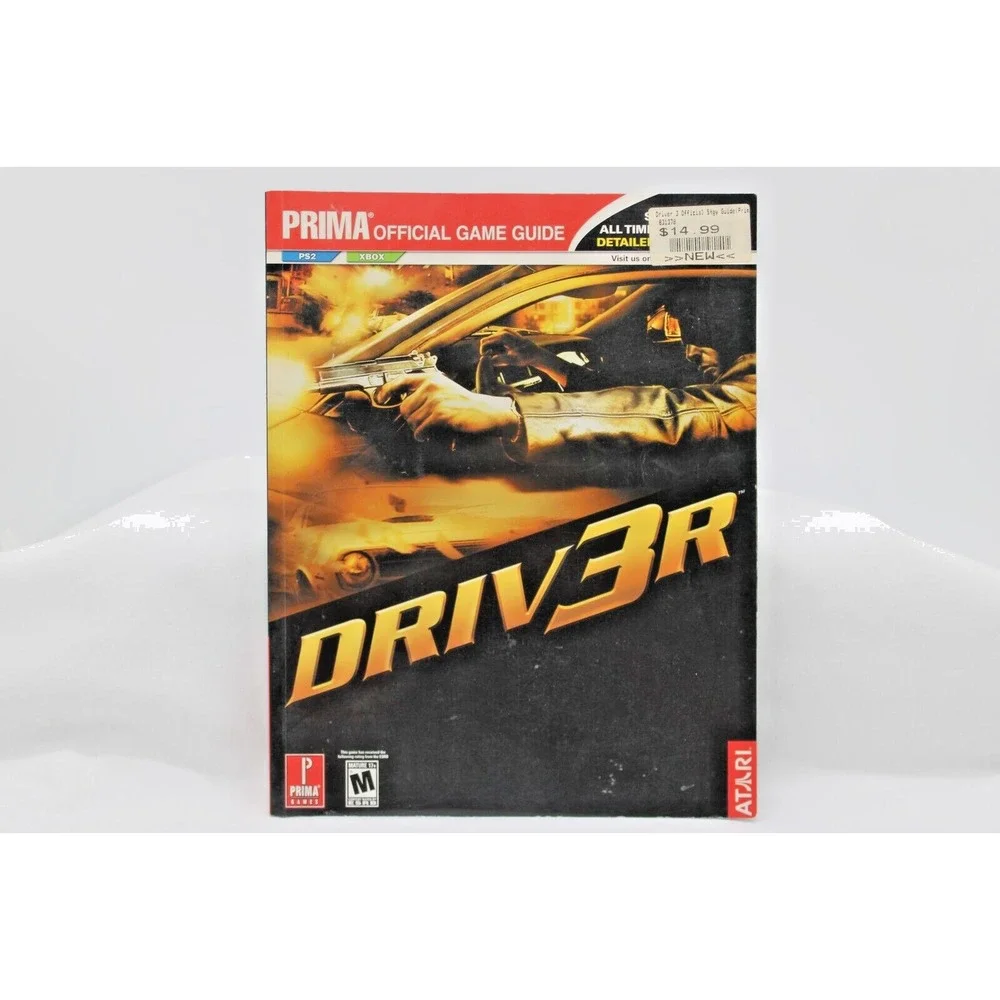 Driver 3 - Prima Official Strategy Guide PlayStation 2, XBOX, PS2